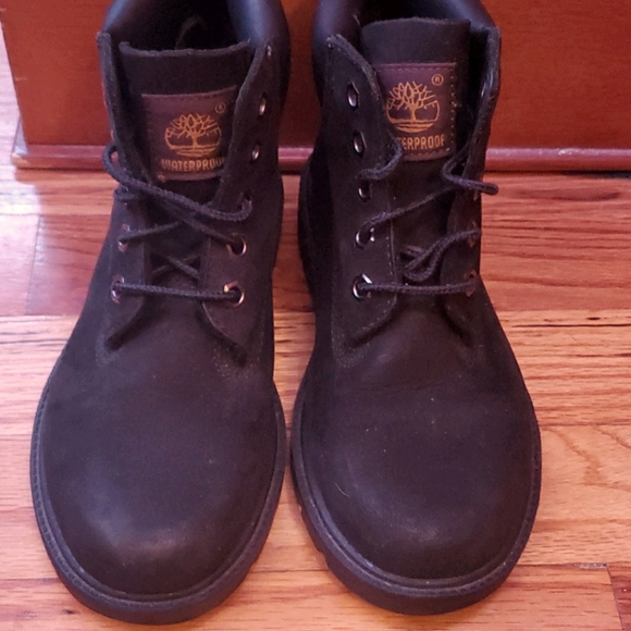 Timberland waterproof boys black boots - Picture 1 of 4